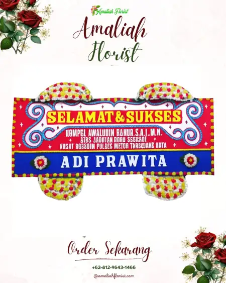 Papan Bunga Ucapan Selamat Wilayut